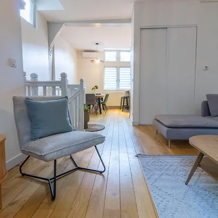 Cr3, Duplex Climatisé Et Confortable En Hypercentre De Troyes, Maison à Colombage